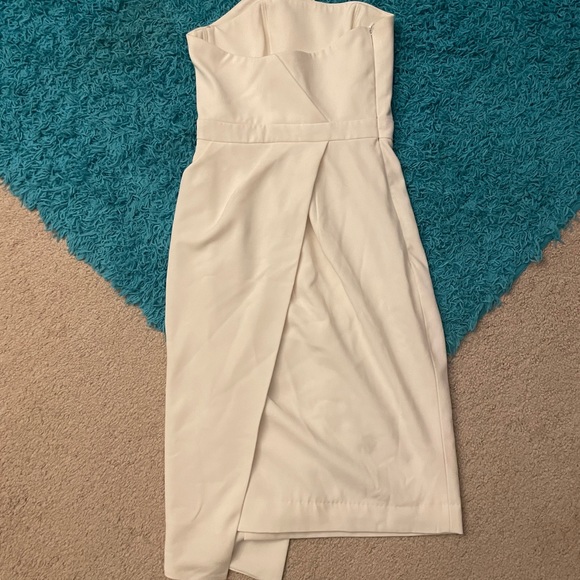 House of CB White Dress for Bridal Shower or Rehearsal Dinner - Picture 4 of 4